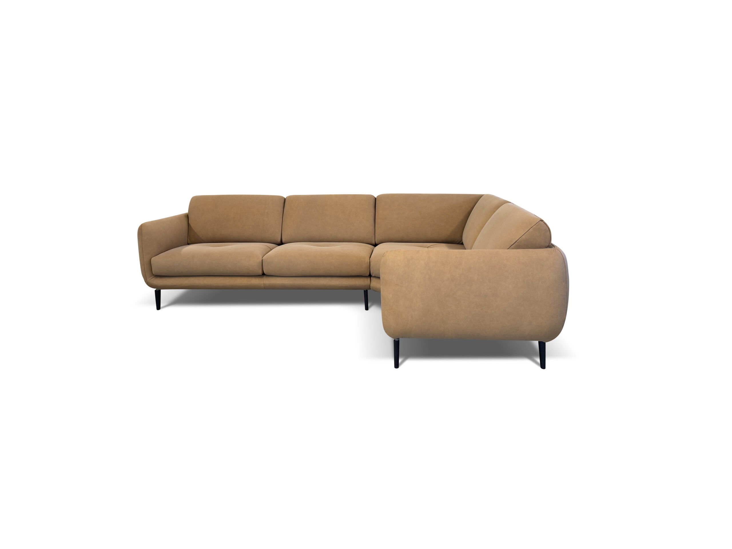 Divano angolare ALKOVA di Rossini Sofas color beige, vista frontale