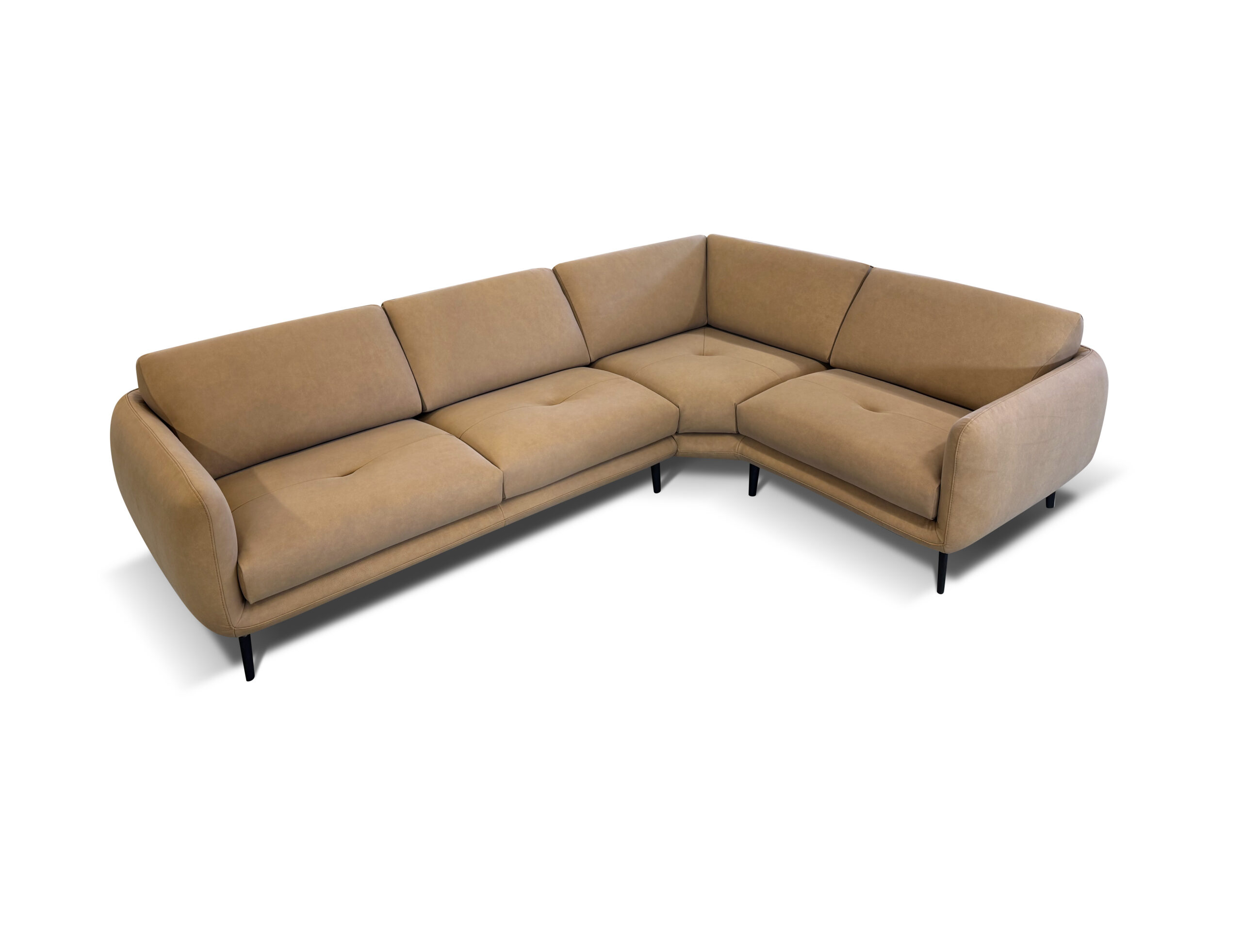 Divano angolare ALKOVA di Rossini Sofas color beige, vista dall’alto