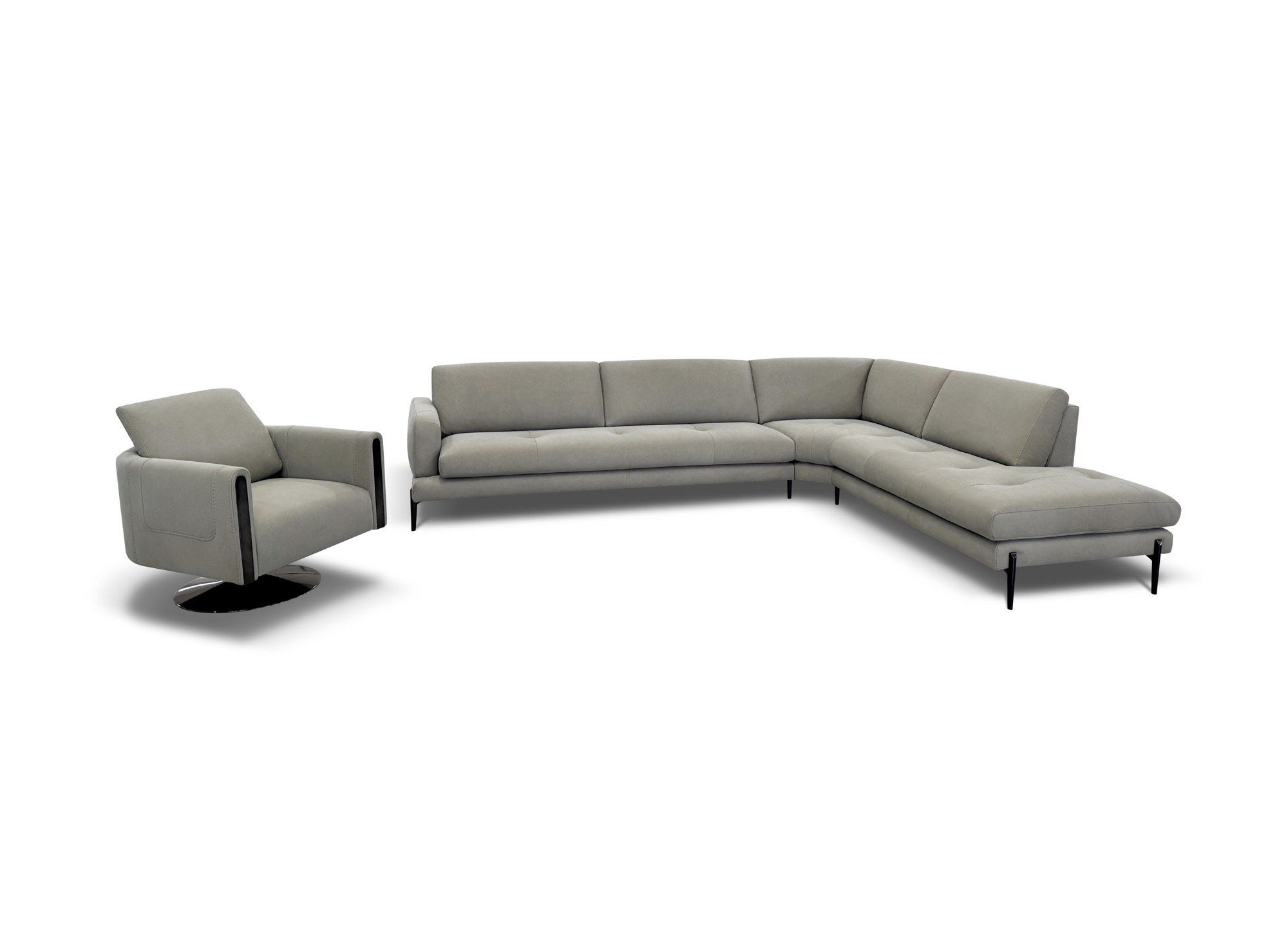 Divano MELODY Rossini Sofas — vista prodotto su sfondo bianco — foto 9