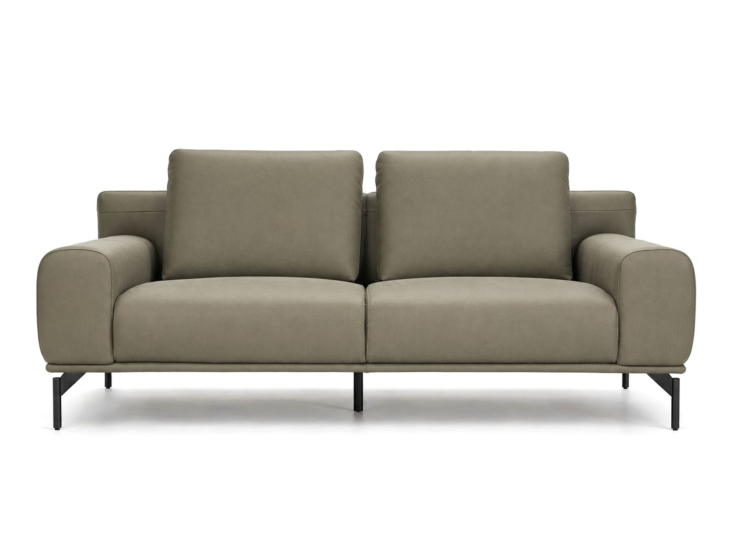 Divano TOGO Rossini Sofas — vista frontale su sfondo bianco — foto 1