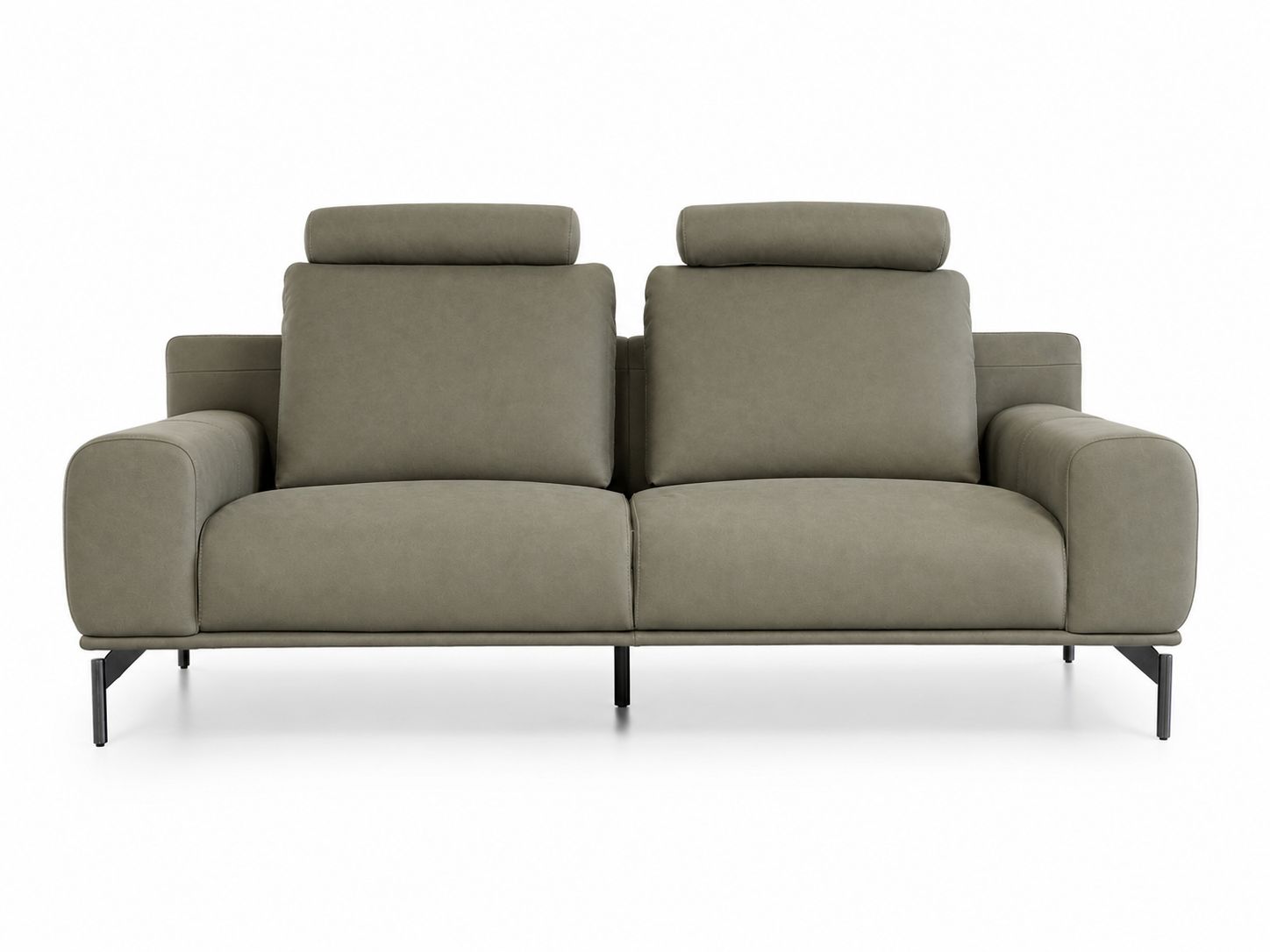 Divano TOGO Rossini Sofas — vista del modello su sfondo bianco — foto 4