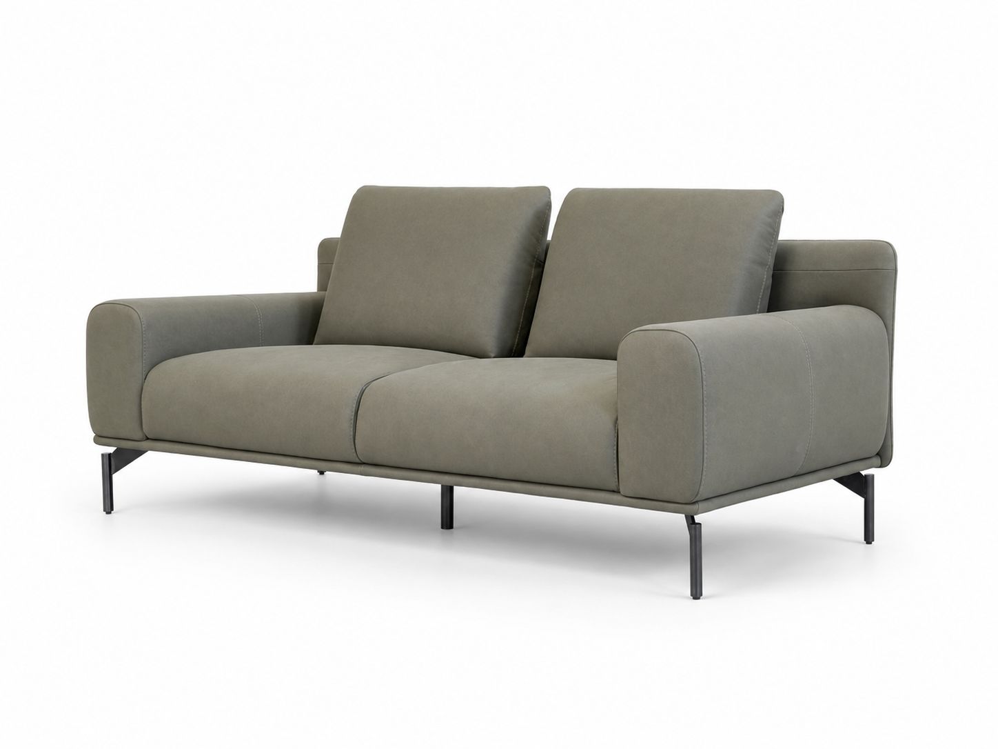 Divano TOGO Rossini Sofas — vista del modello su sfondo bianco — foto 5