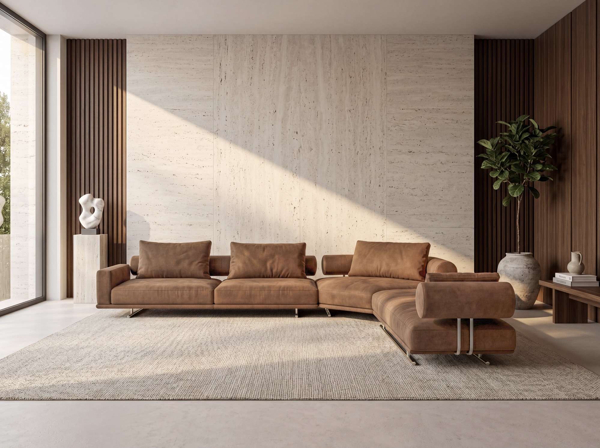 Divano ZENIT Rossini Sofas — ambientazione del divano in soggiorno — foto 3