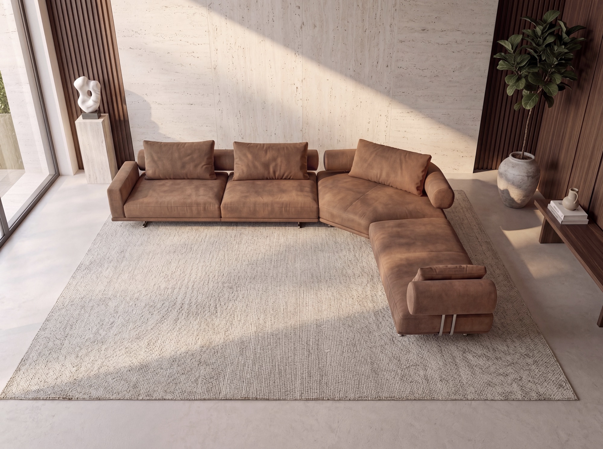 Divano ZENIT Rossini Sofas — ambientazione del divano in soggiorno — foto 4