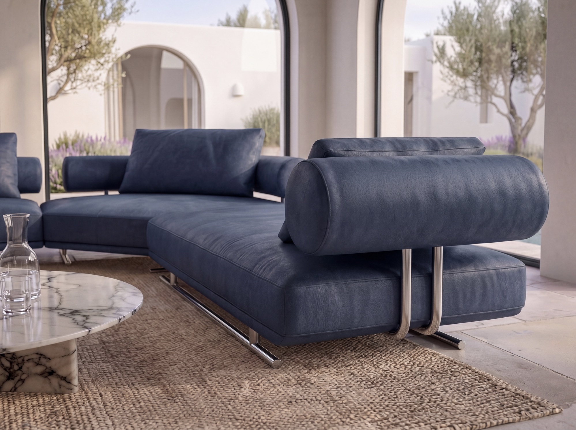 Divano ZENIT Rossini Sofas — ambientazione del divano in soggiorno — foto 7