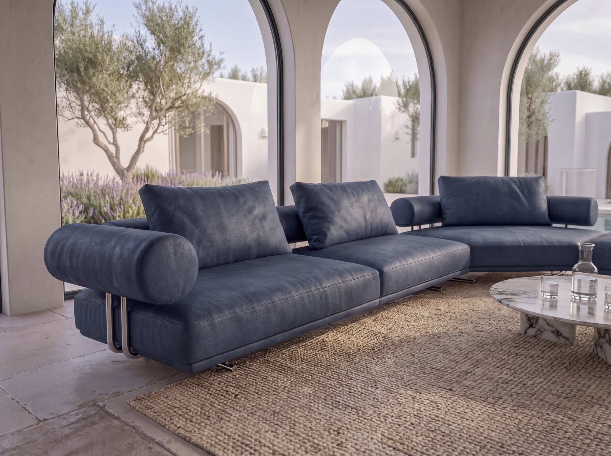 Divano ZENIT Rossini Sofas — ambientazione del divano in soggiorno — foto 8